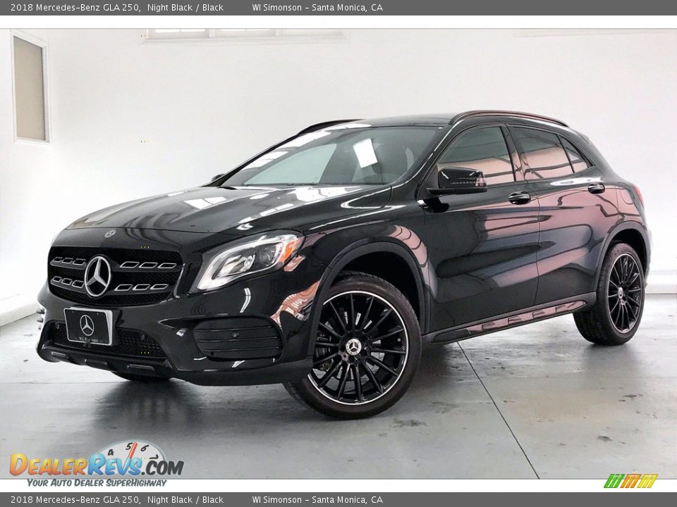 2018 Mercedes-Benz GLA 250 Night Black / Black Photo #12