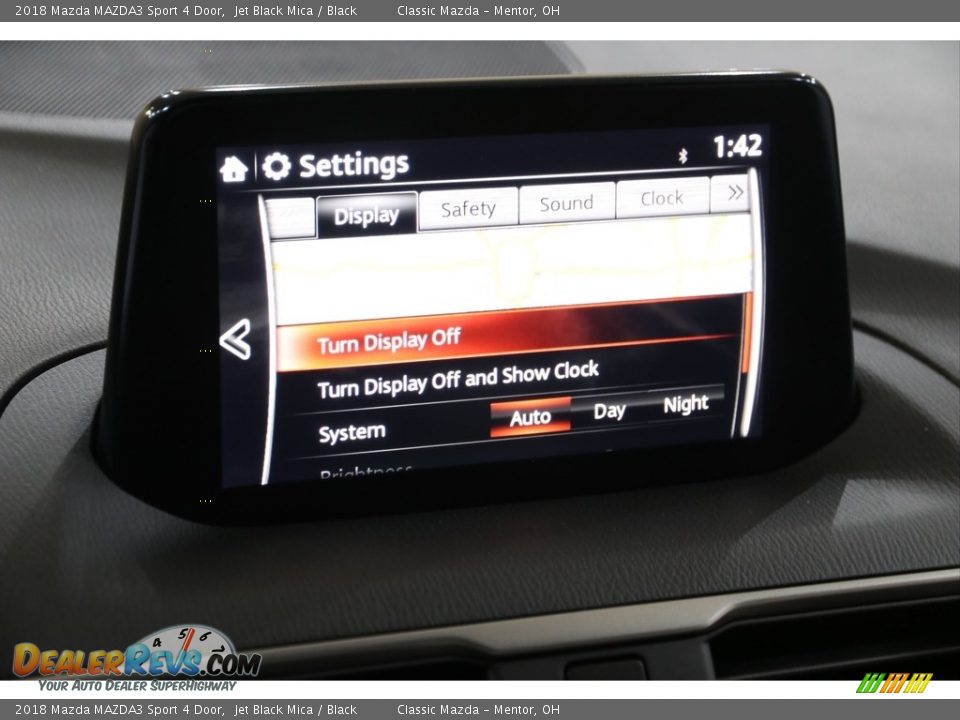 2018 Mazda MAZDA3 Sport 4 Door Jet Black Mica / Black Photo #16