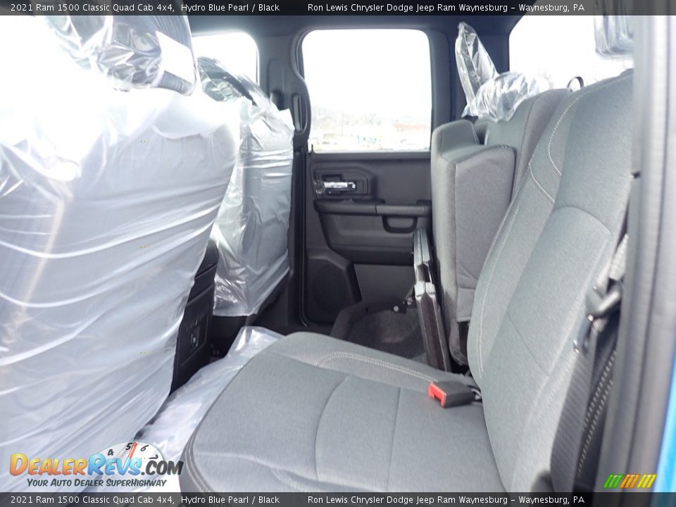 2021 Ram 1500 Classic Quad Cab 4x4 Hydro Blue Pearl / Black Photo #12
