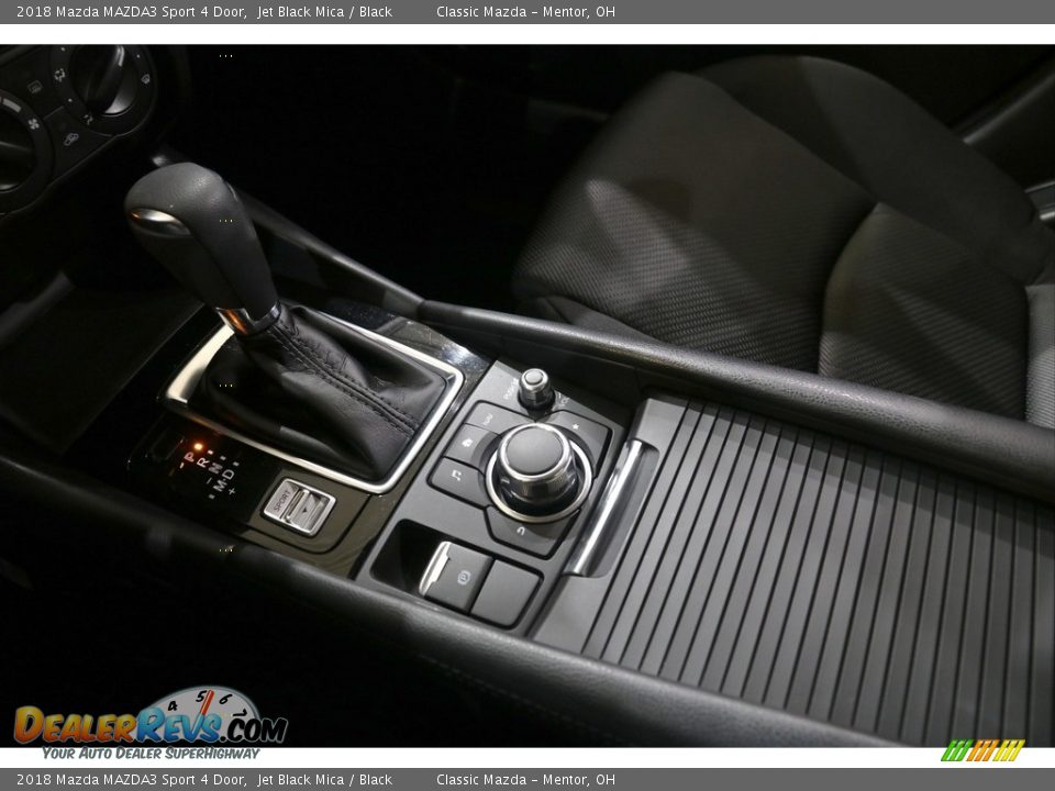 2018 Mazda MAZDA3 Sport 4 Door Jet Black Mica / Black Photo #18