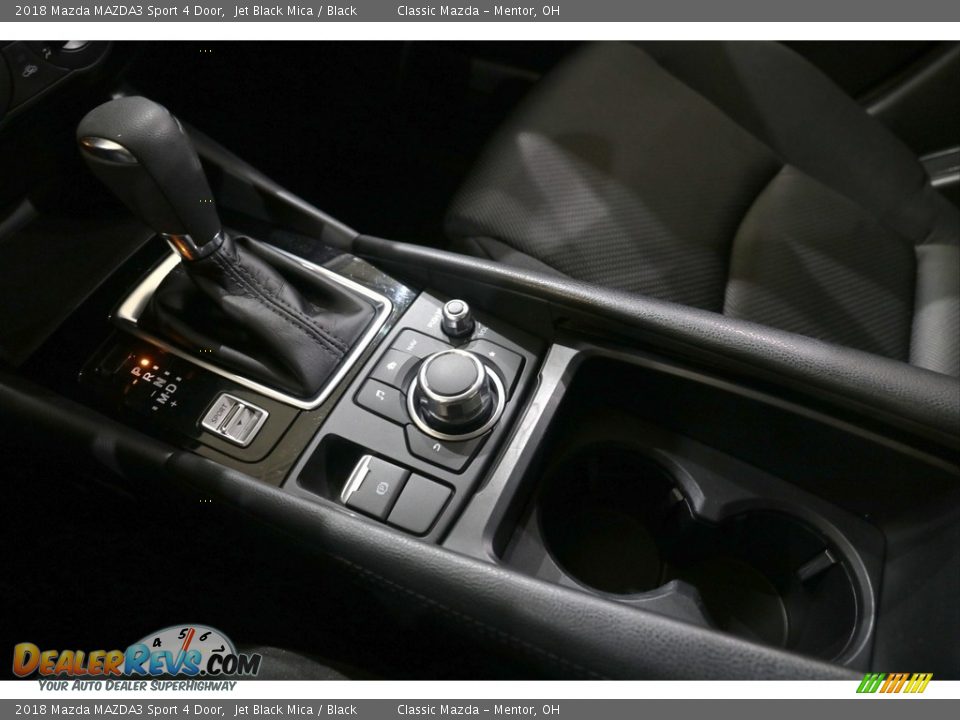 2018 Mazda MAZDA3 Sport 4 Door Jet Black Mica / Black Photo #19