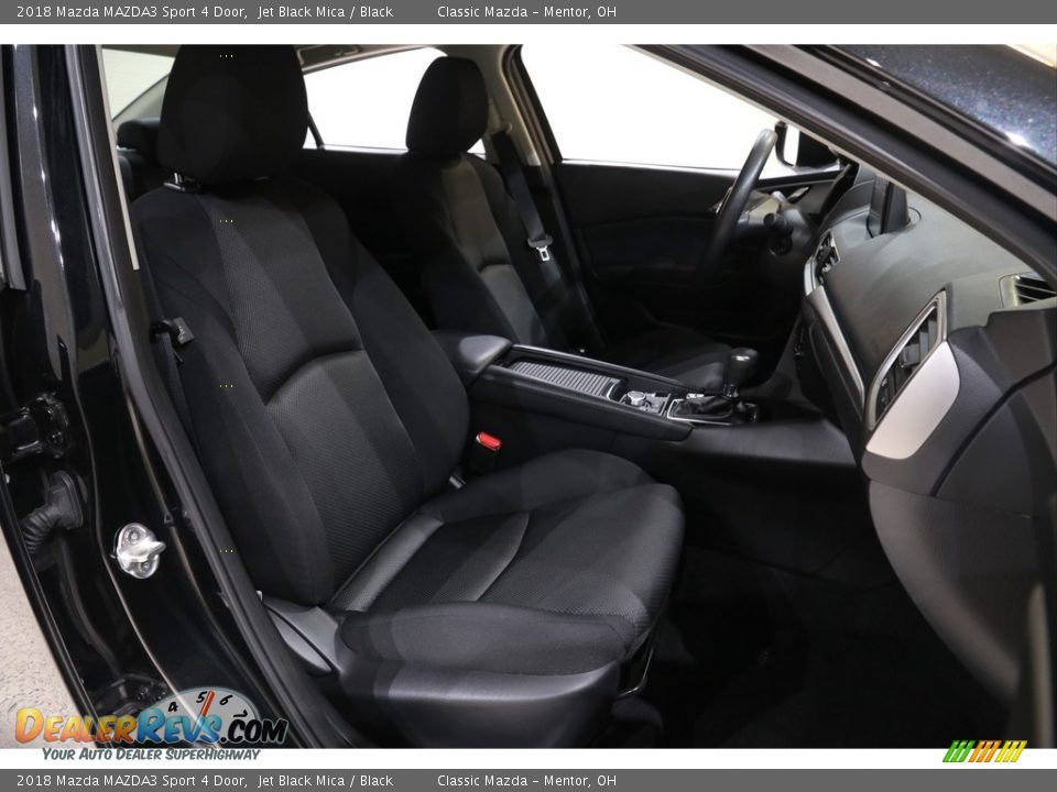 2018 Mazda MAZDA3 Sport 4 Door Jet Black Mica / Black Photo #20