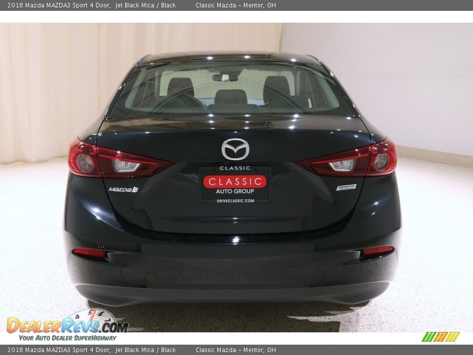 2018 Mazda MAZDA3 Sport 4 Door Jet Black Mica / Black Photo #23