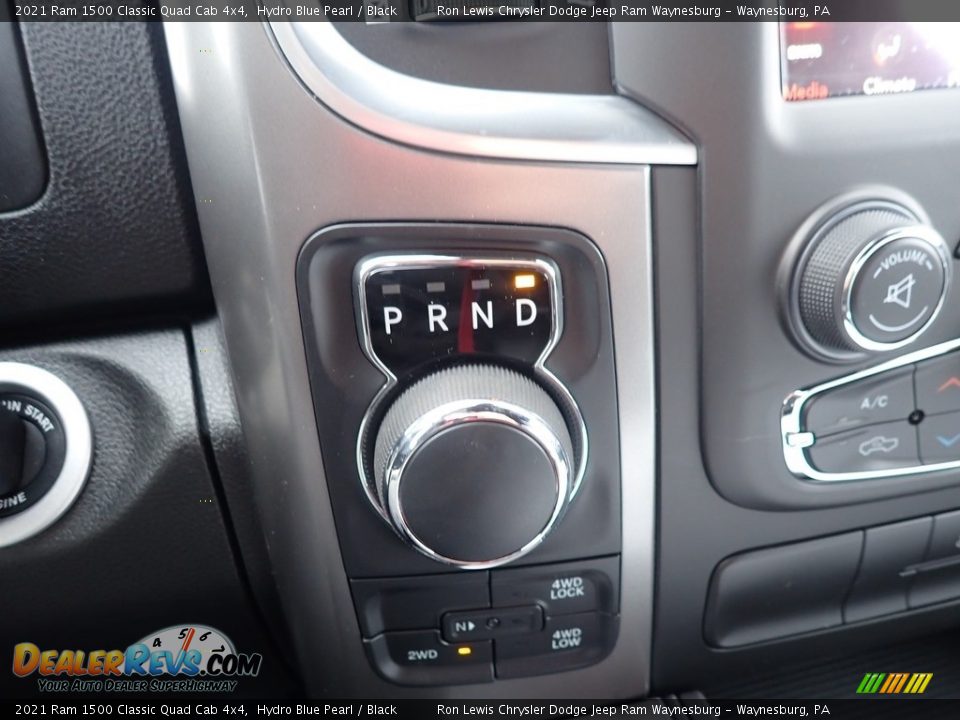 2021 Ram 1500 Classic Quad Cab 4x4 Hydro Blue Pearl / Black Photo #18