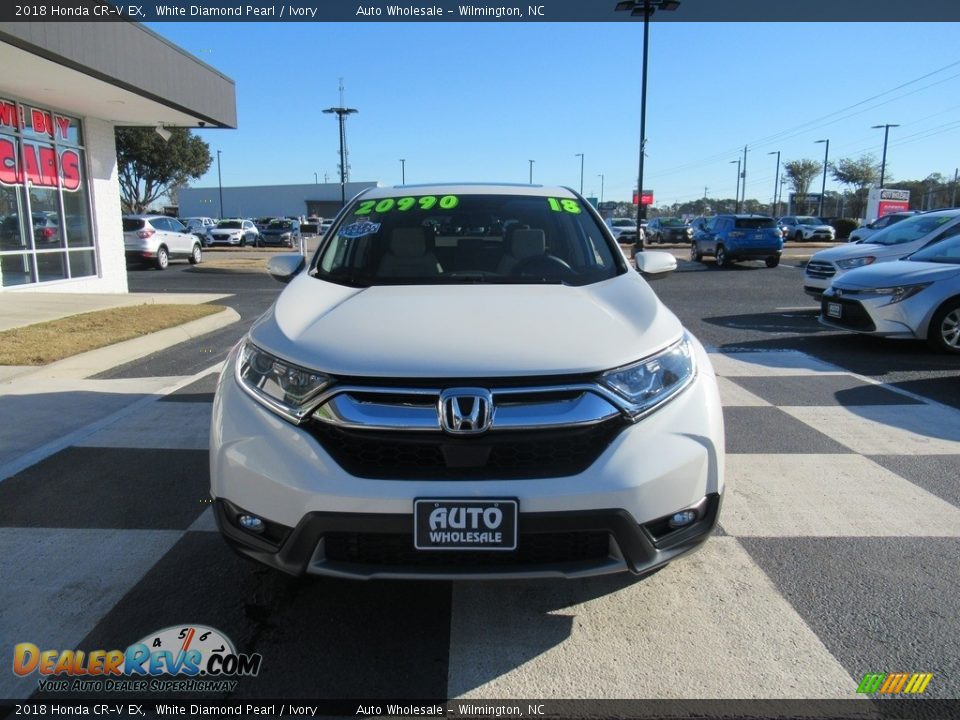 2018 Honda CR-V EX White Diamond Pearl / Ivory Photo #2