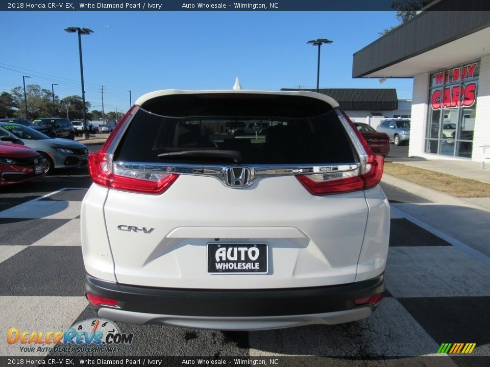 2018 Honda CR-V EX White Diamond Pearl / Ivory Photo #4