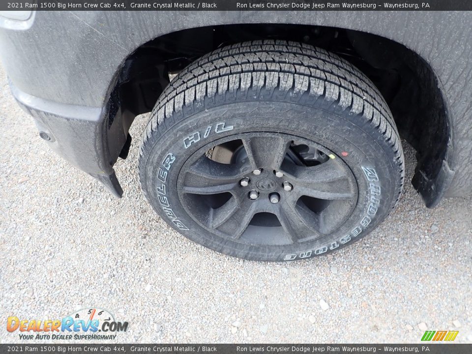 2021 Ram 1500 Big Horn Crew Cab 4x4 Granite Crystal Metallic / Black Photo #2