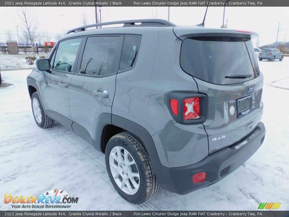 2021 Jeep Renegade Latitude 4x4 Granite Crystal Metallic / Black Photo #8