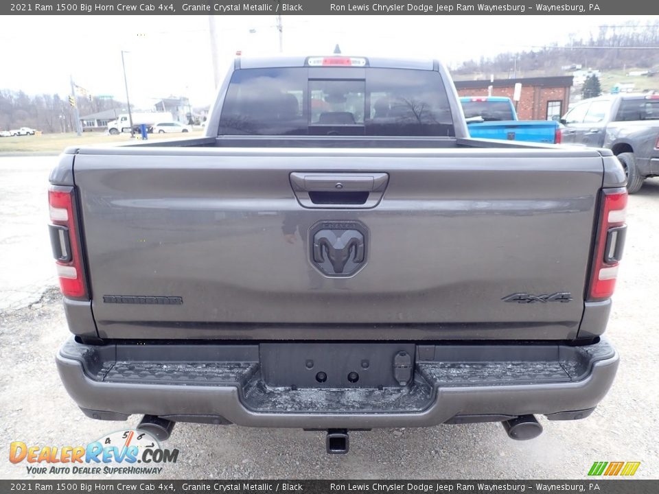 2021 Ram 1500 Big Horn Crew Cab 4x4 Granite Crystal Metallic / Black Photo #5