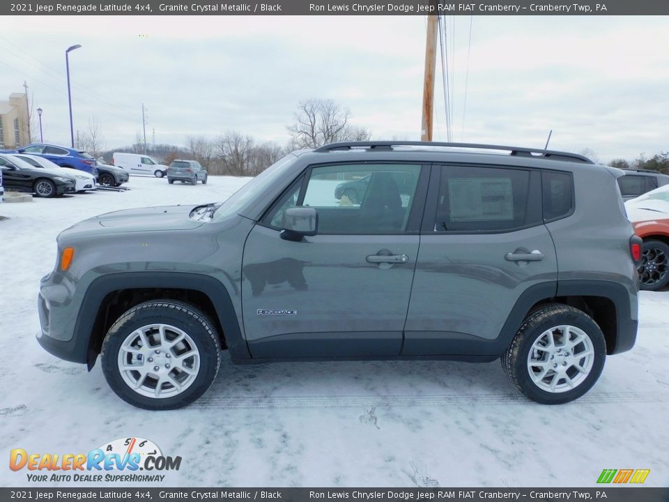 2021 Jeep Renegade Latitude 4x4 Granite Crystal Metallic / Black Photo #9