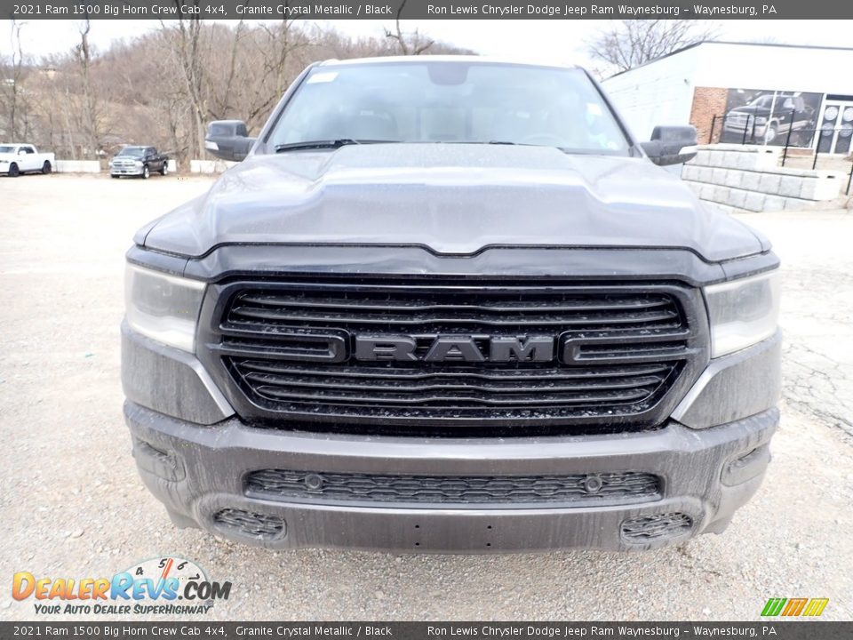 2021 Ram 1500 Big Horn Crew Cab 4x4 Granite Crystal Metallic / Black Photo #9