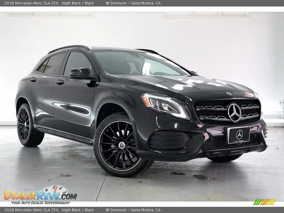 2018 Mercedes-Benz GLA 250 Night Black / Black Photo #34