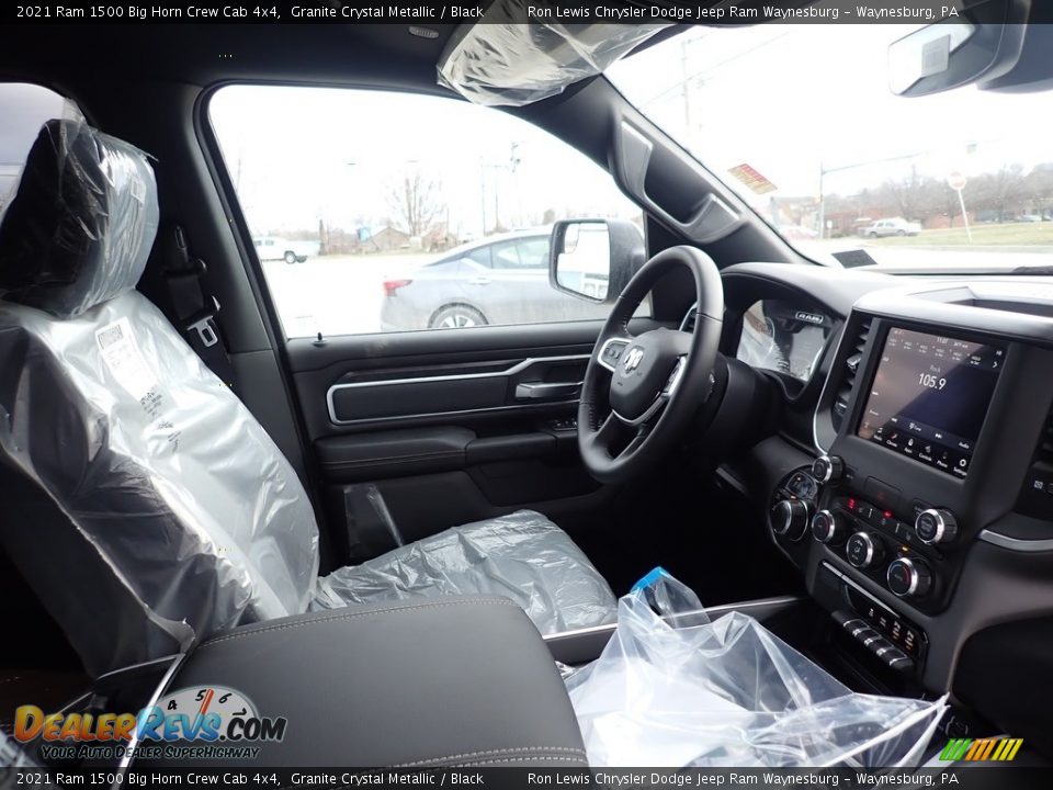 2021 Ram 1500 Big Horn Crew Cab 4x4 Granite Crystal Metallic / Black Photo #11