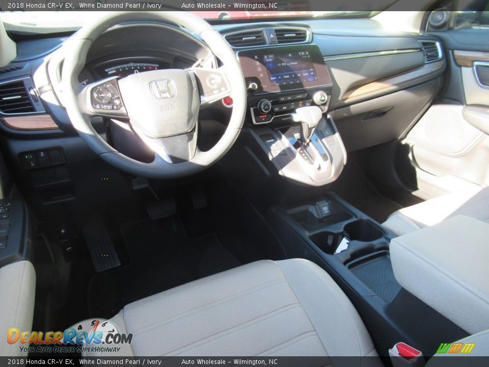 2018 Honda CR-V EX White Diamond Pearl / Ivory Photo #15