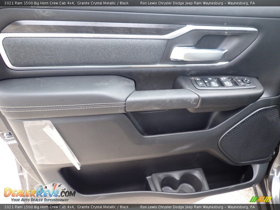 2021 Ram 1500 Big Horn Crew Cab 4x4 Granite Crystal Metallic / Black Photo #13