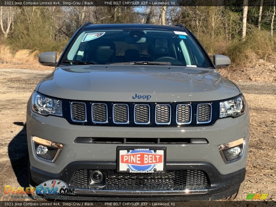 2021 Jeep Compass Limited 4x4 Sting-Gray / Black Photo #3
