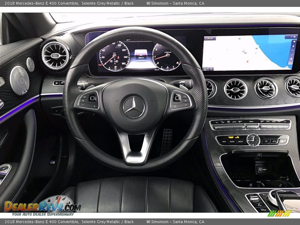 2018 Mercedes-Benz E 400 Convertible Selenite Grey Metallic / Black Photo #4