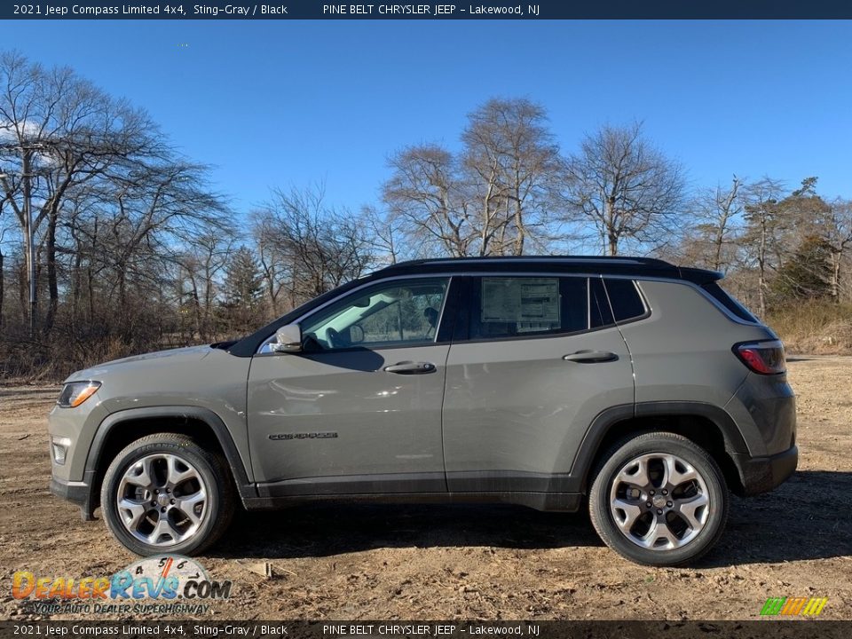 2021 Jeep Compass Limited 4x4 Sting-Gray / Black Photo #4