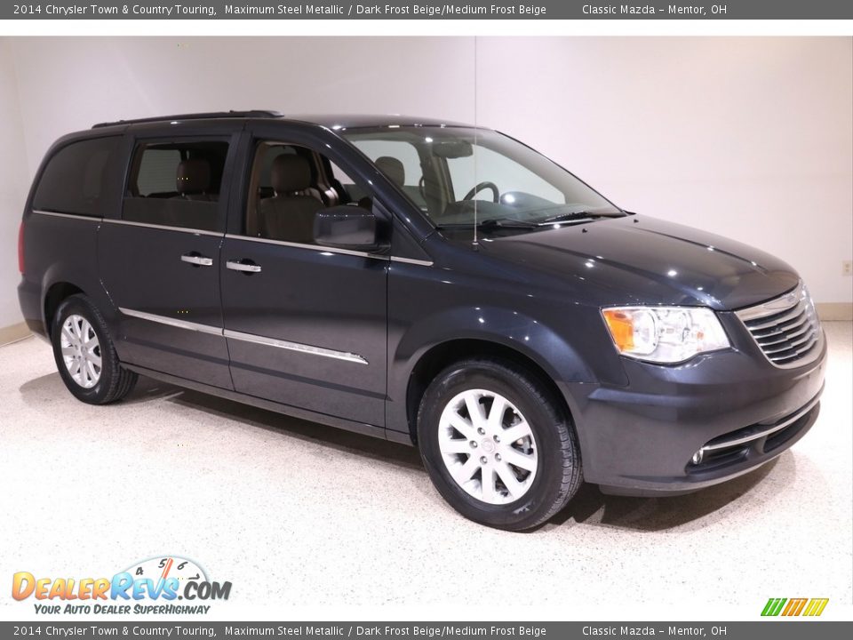 2014 Chrysler Town & Country Touring Maximum Steel Metallic / Dark Frost Beige/Medium Frost Beige Photo #1