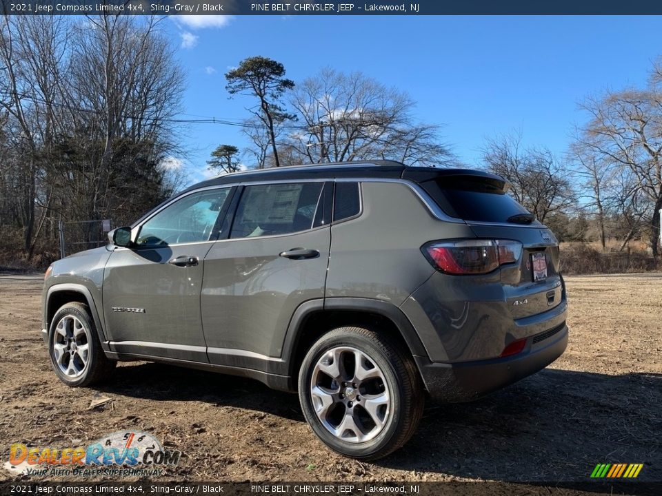 2021 Jeep Compass Limited 4x4 Sting-Gray / Black Photo #6