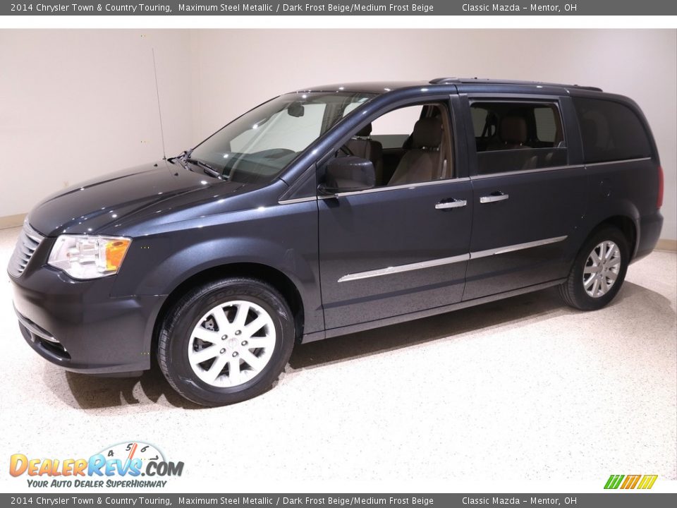 2014 Chrysler Town & Country Touring Maximum Steel Metallic / Dark Frost Beige/Medium Frost Beige Photo #3