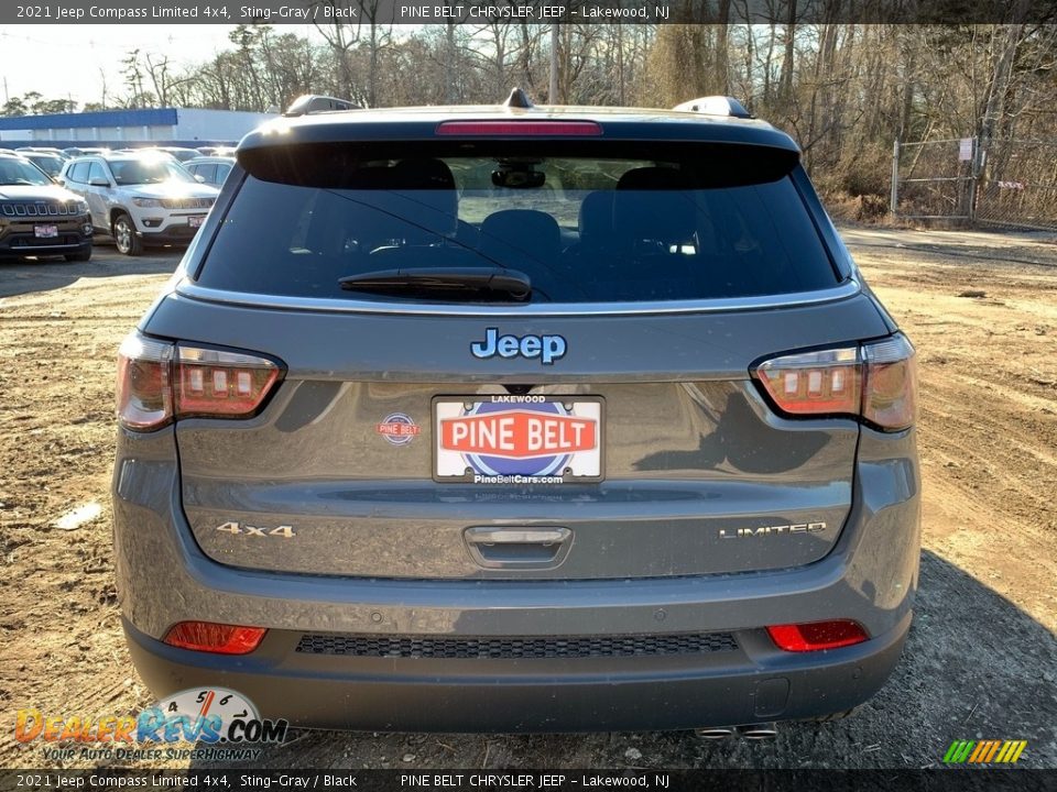 2021 Jeep Compass Limited 4x4 Sting-Gray / Black Photo #8