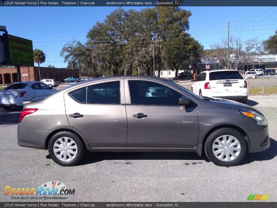 Titanium 2016 Nissan Versa S Plus Sedan Photo #2