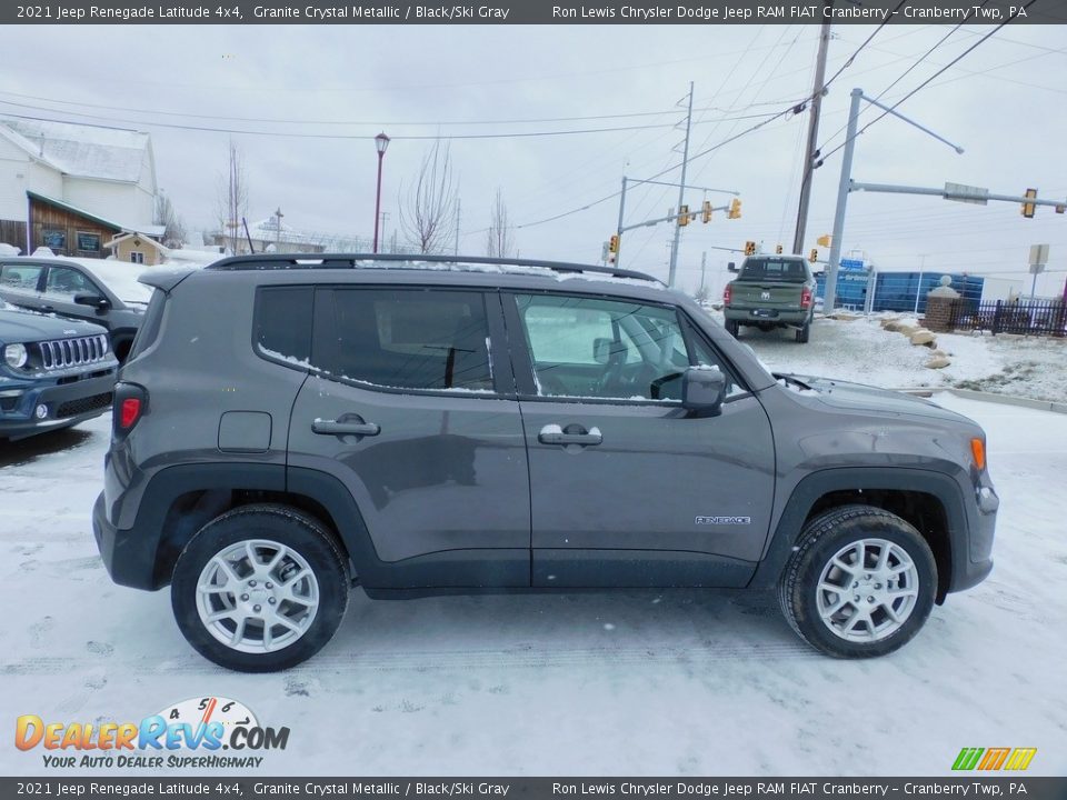 2021 Jeep Renegade Latitude 4x4 Granite Crystal Metallic / Black/Ski Gray Photo #4