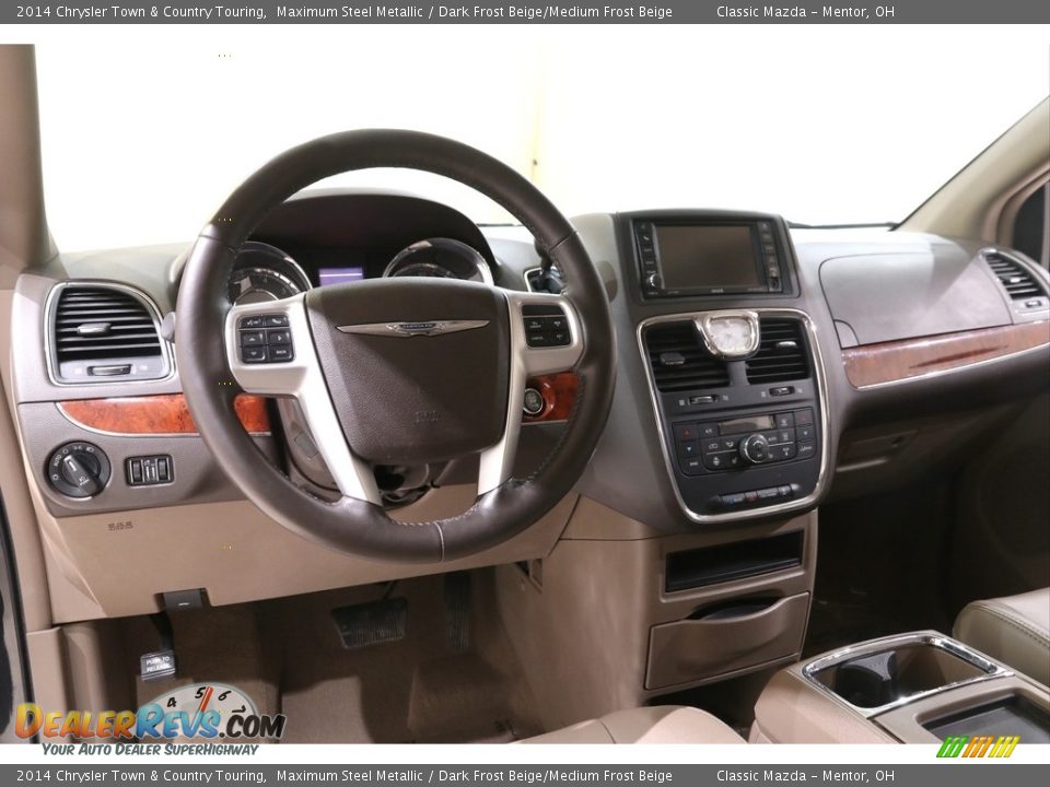 2014 Chrysler Town & Country Touring Maximum Steel Metallic / Dark Frost Beige/Medium Frost Beige Photo #6