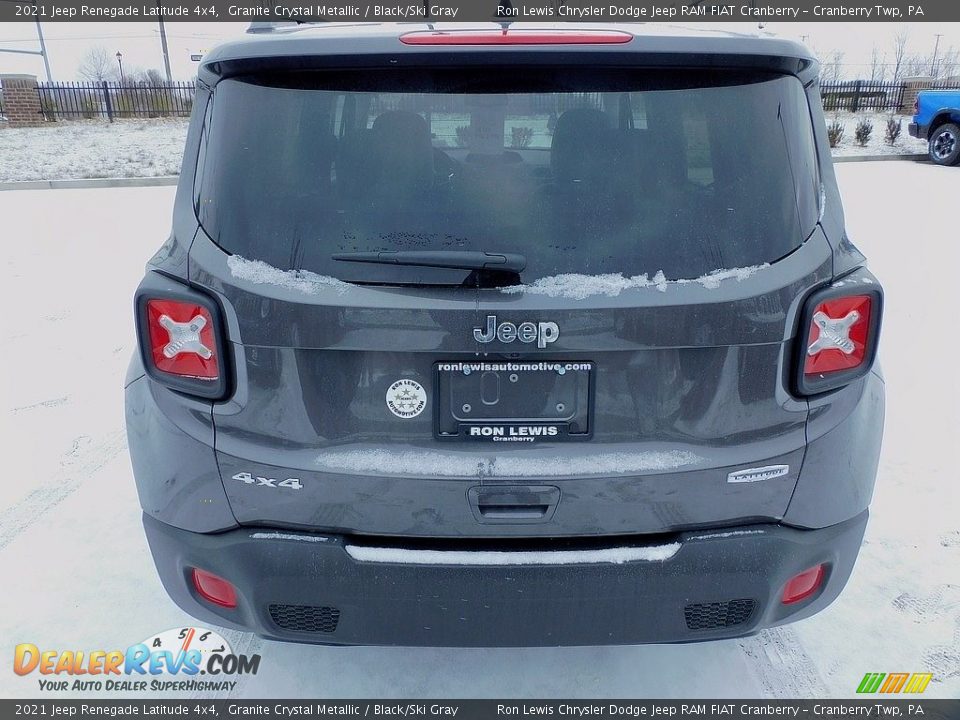 2021 Jeep Renegade Latitude 4x4 Granite Crystal Metallic / Black/Ski Gray Photo #6