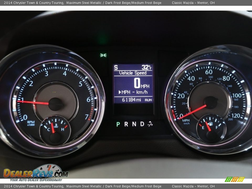 2014 Chrysler Town & Country Touring Maximum Steel Metallic / Dark Frost Beige/Medium Frost Beige Photo #8