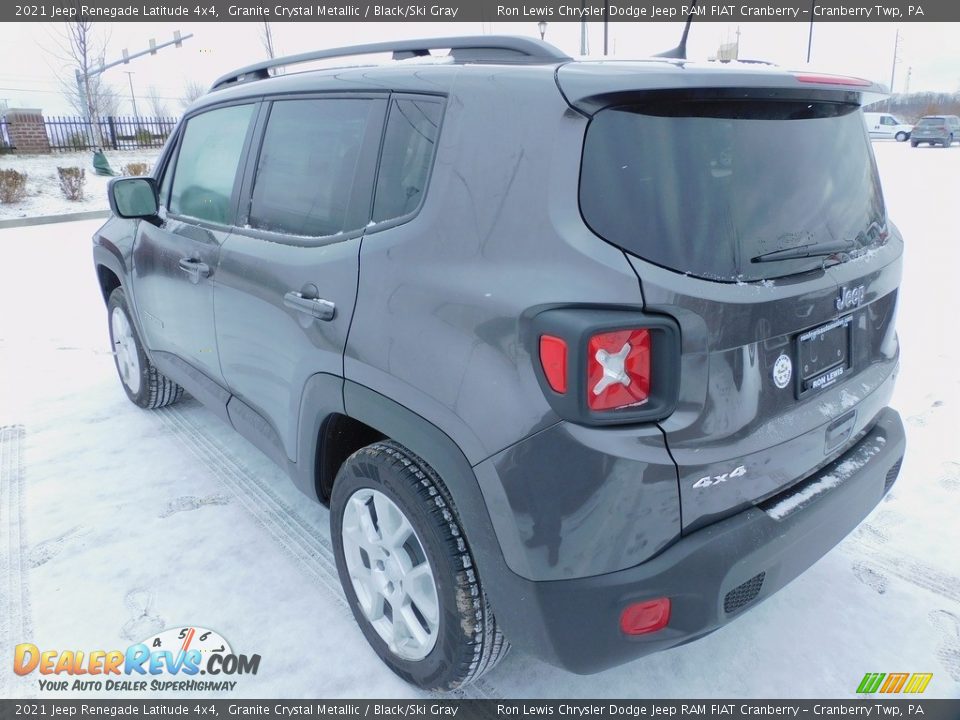 2021 Jeep Renegade Latitude 4x4 Granite Crystal Metallic / Black/Ski Gray Photo #8