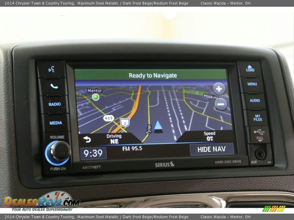 2014 Chrysler Town & Country Touring Maximum Steel Metallic / Dark Frost Beige/Medium Frost Beige Photo #12