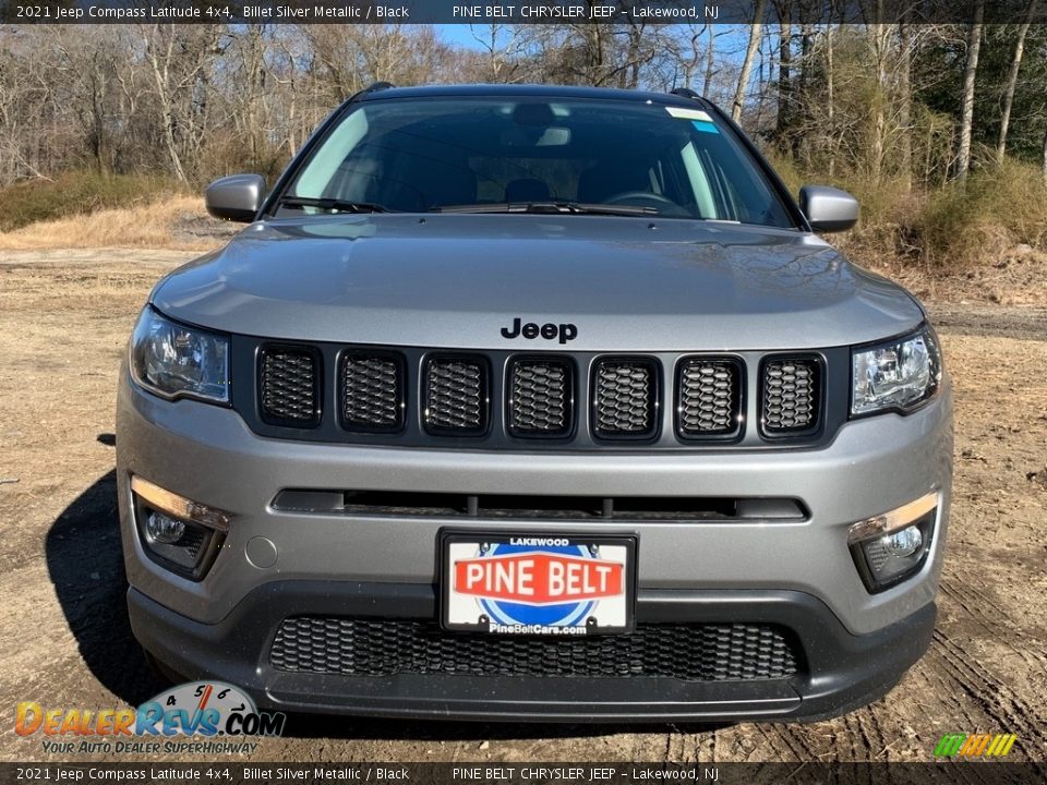 2021 Jeep Compass Latitude 4x4 Billet Silver Metallic / Black Photo #3