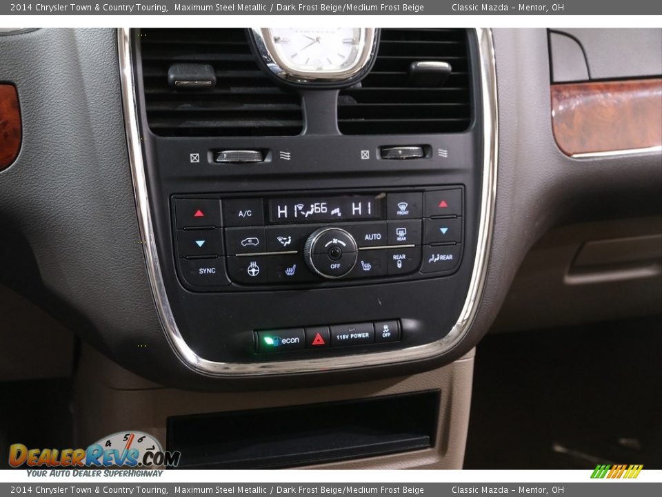 2014 Chrysler Town & Country Touring Maximum Steel Metallic / Dark Frost Beige/Medium Frost Beige Photo #14