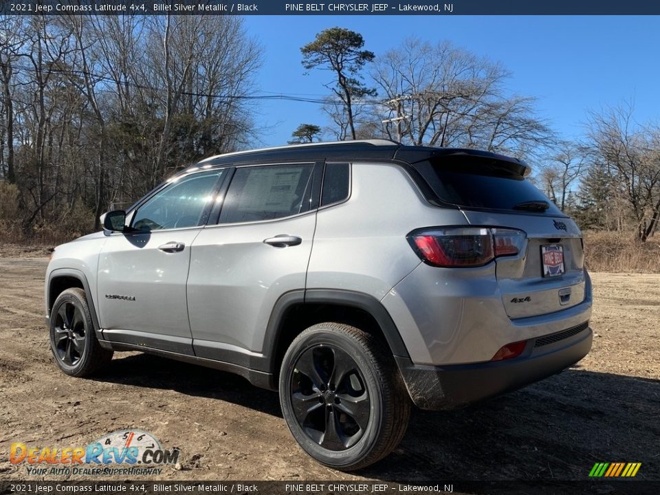 2021 Jeep Compass Latitude 4x4 Billet Silver Metallic / Black Photo #6