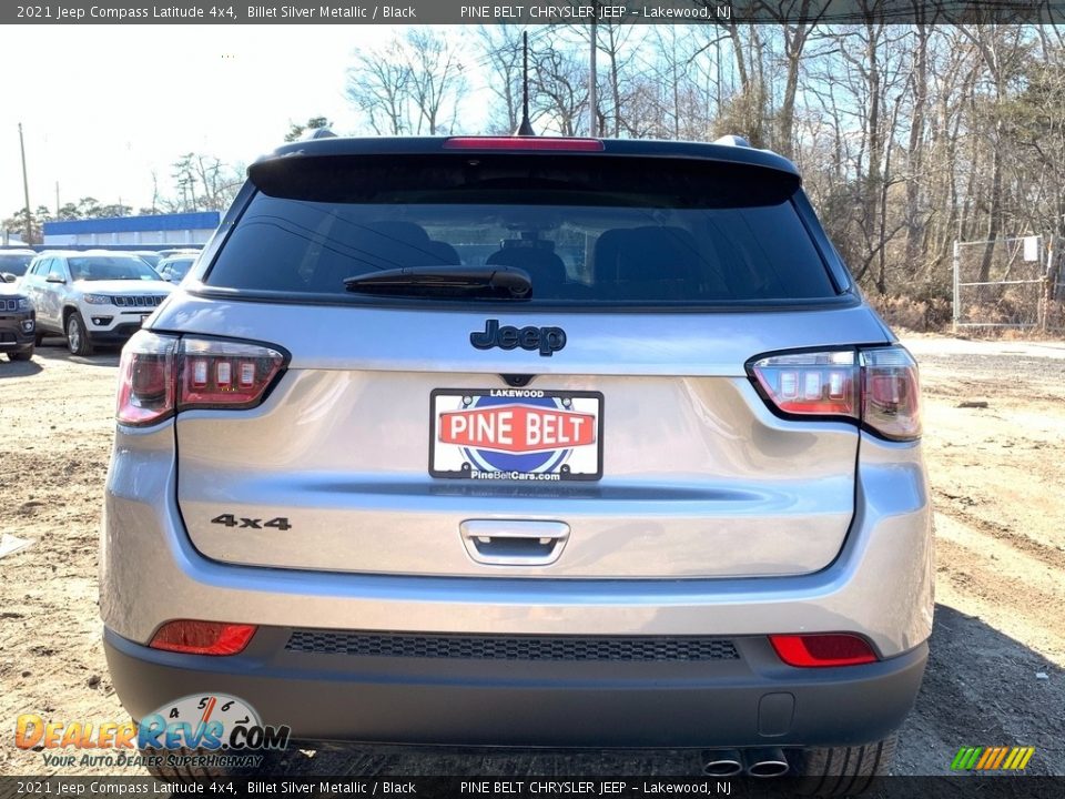 2021 Jeep Compass Latitude 4x4 Billet Silver Metallic / Black Photo #7