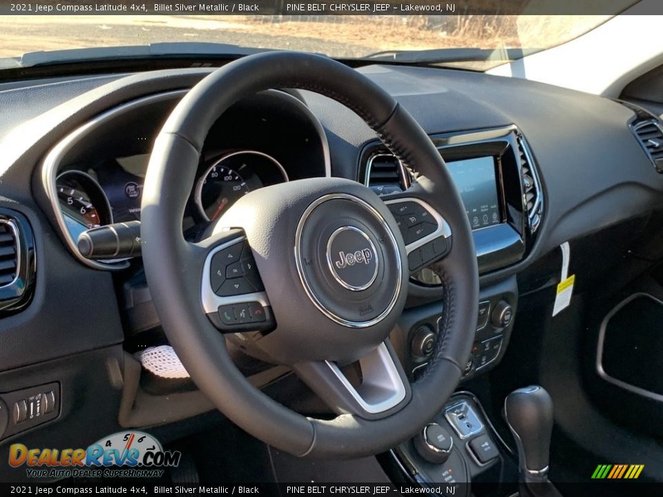2021 Jeep Compass Latitude 4x4 Billet Silver Metallic / Black Photo #12