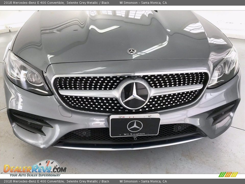 2018 Mercedes-Benz E 400 Convertible Selenite Grey Metallic / Black Photo #30