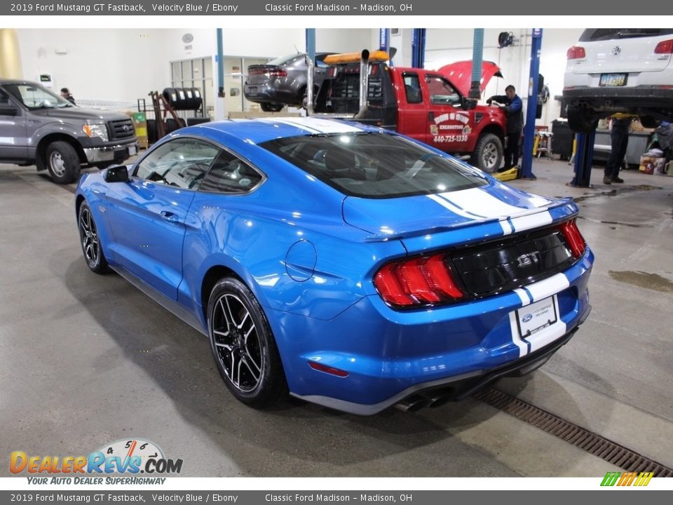 2019 Ford Mustang GT Fastback Velocity Blue / Ebony Photo #7