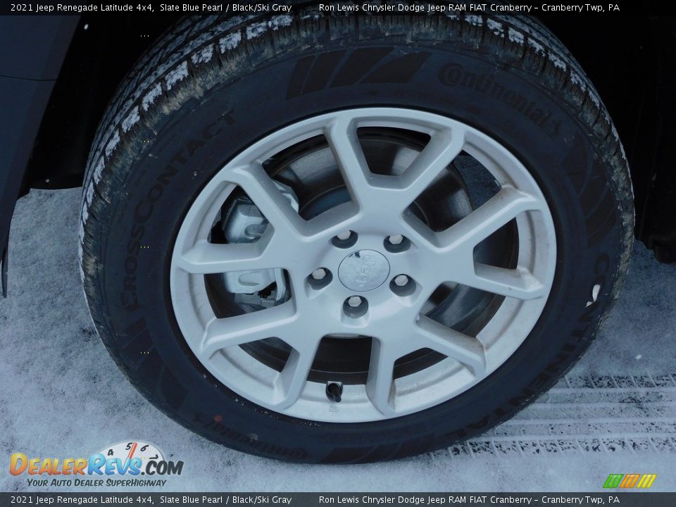 2021 Jeep Renegade Latitude 4x4 Slate Blue Pearl / Black/Ski Gray Photo #10