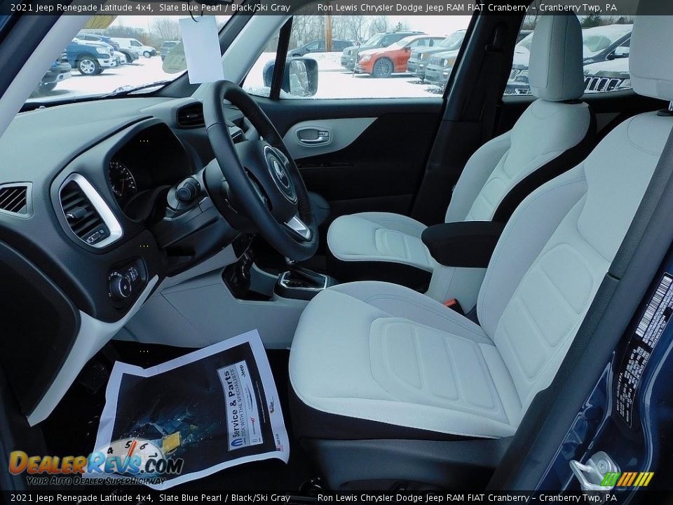 2021 Jeep Renegade Latitude 4x4 Slate Blue Pearl / Black/Ski Gray Photo #11