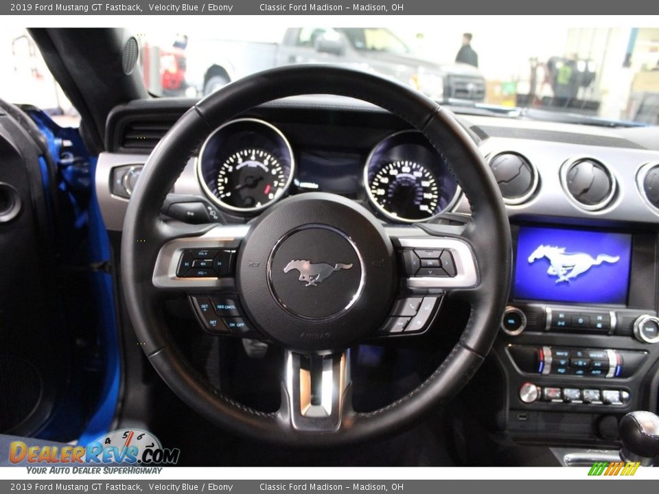 2019 Ford Mustang GT Fastback Velocity Blue / Ebony Photo #9