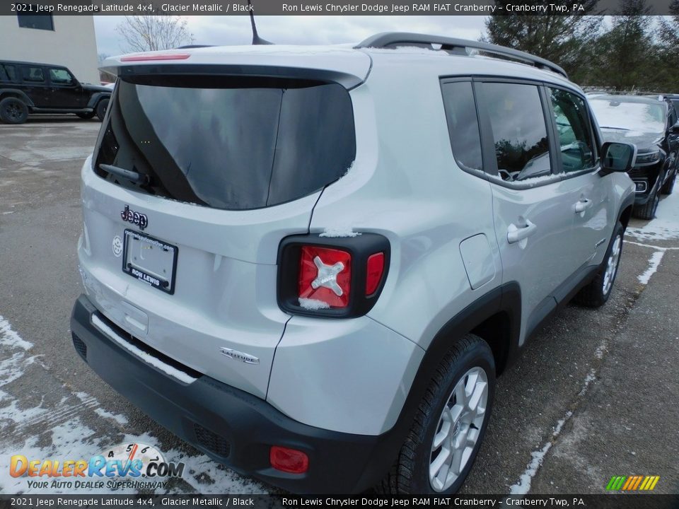 2021 Jeep Renegade Latitude 4x4 Glacier Metallic / Black Photo #5