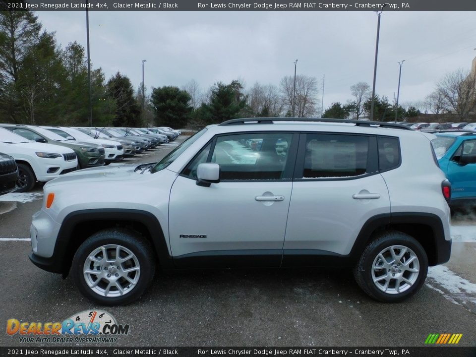 2021 Jeep Renegade Latitude 4x4 Glacier Metallic / Black Photo #9