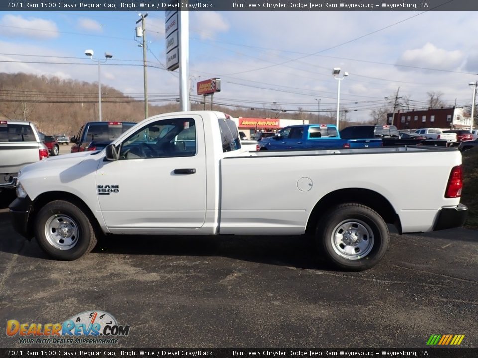 2021 Ram 1500 Classic Regular Cab Bright White / Diesel Gray/Black Photo #3