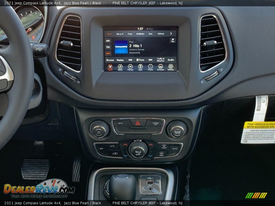 2021 Jeep Compass Latitude 4x4 Jazz Blue Pearl / Black Photo #10