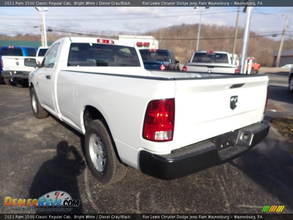 2021 Ram 1500 Classic Regular Cab Bright White / Diesel Gray/Black Photo #4