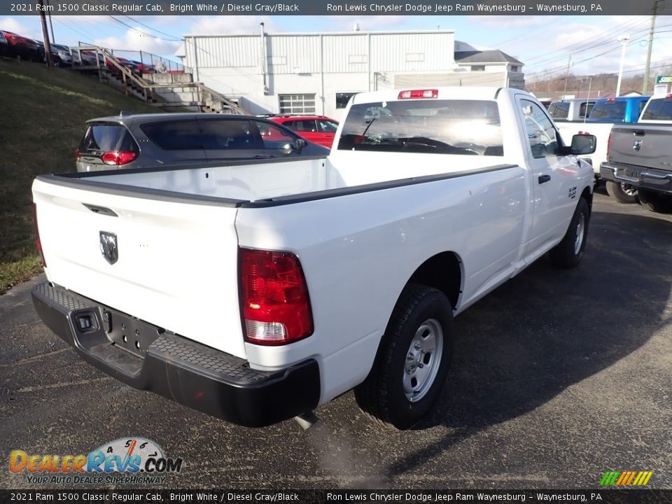 2021 Ram 1500 Classic Regular Cab Bright White / Diesel Gray/Black Photo #6