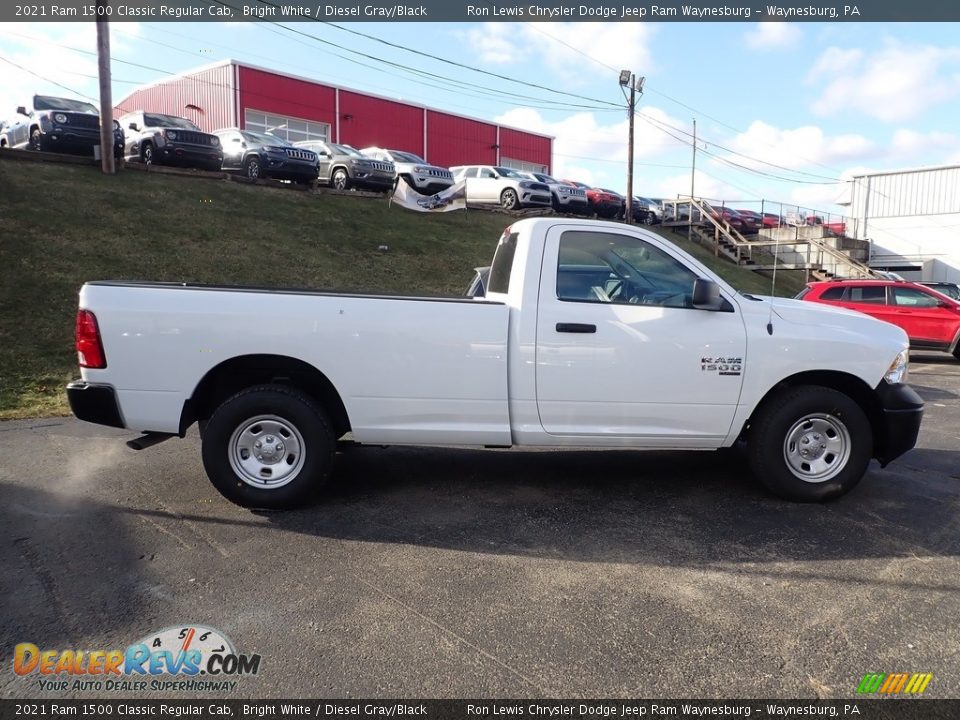 2021 Ram 1500 Classic Regular Cab Bright White / Diesel Gray/Black Photo #7